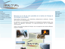 Tablet Screenshot of ermel-energie.fr